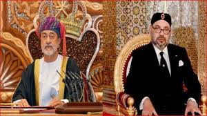 جلالة الملك يهنئ سلطان عمان بمناسبة الذكرى الرابعة لتوليه مقاليد الحكم