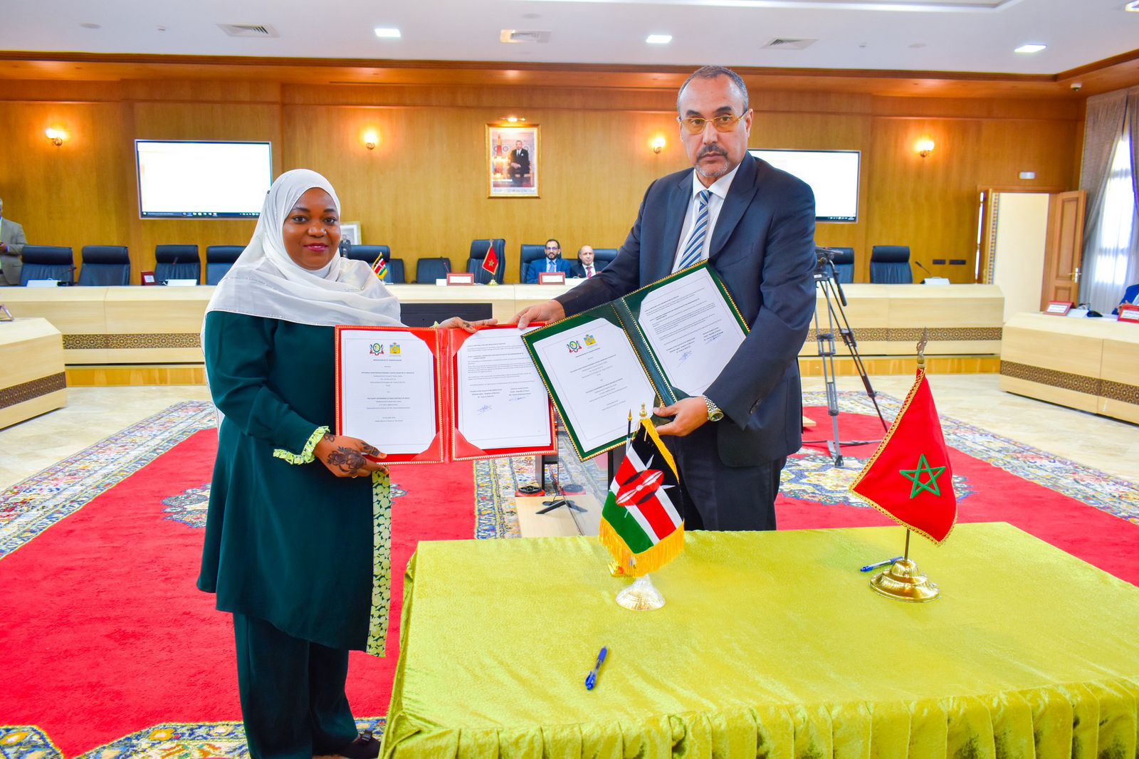 تعزيز علاقات الشراكة والتعاون بين جهة الداخلة – وادي الذهب وجهة كوالي Kwale Country من دولة كينيا.