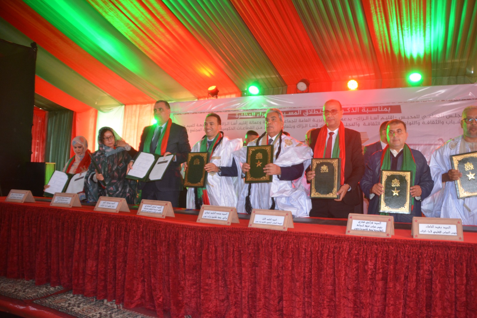 جماعة المحبس: توقيع أربع اتفاقيات شراكة للنهوض بالصناعة التقليدية والاقتصاد الاجتماعي والتضامني بإقليم أسا الزاك