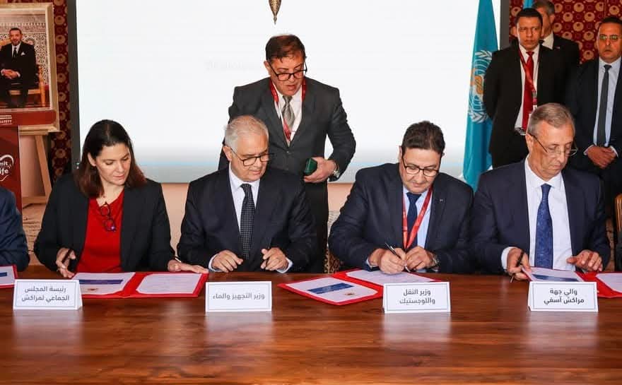 مراكش / توقيع اتفاقية شراكة لتحسين السلامة الطرقية بمشاريع قيمتها 215 مليون درهم