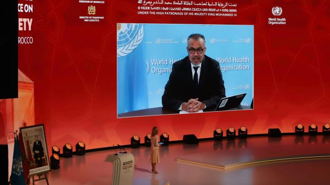 المدير العام لمنظمة الصحة العالمية يشيد بالمبادرة الملكية لإحداث “جائزة محمد السادس الدولية للسلامة الطرقية”