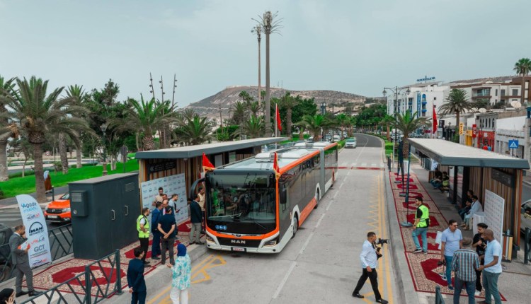 مدينة أكادير تتوصل بحافلات جديدة عالية الجودة
