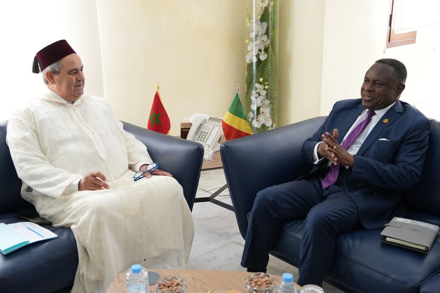 الوزير عزالدين الميداوي يستقبل وزير البحث العلمي والابتكار التكنولوجي لجمهورية الكونغو