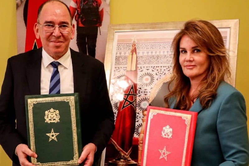 اتفاقیة شراكة بین العصبة المغربیة لحمایة الطفولة ووكالة الإنعاش والتنمیة الاقتصادیة والاجتماعیة في أقاليم الجنوب بالمملكة