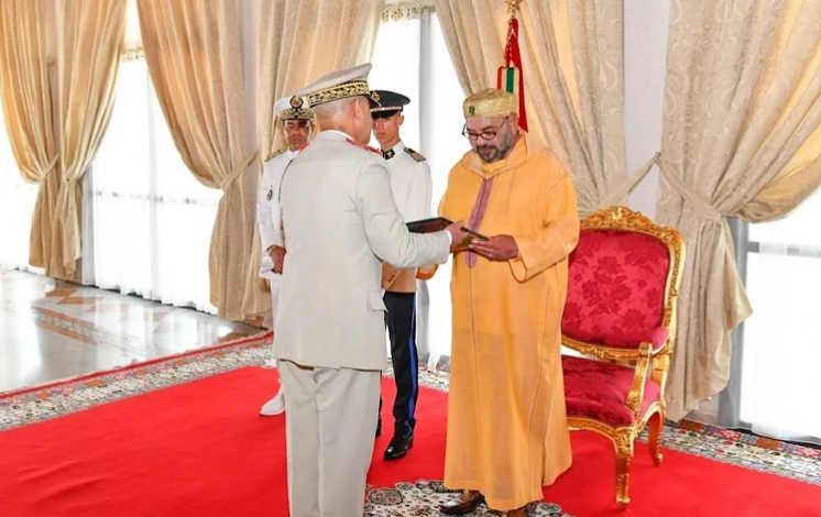 برقية ولاء وإخلاص مرفوعة إلى جلالة الملك من أسرة القوات المسلحة الملكية بمناسبة الذكرى التاسعة والستين لتأسيسها