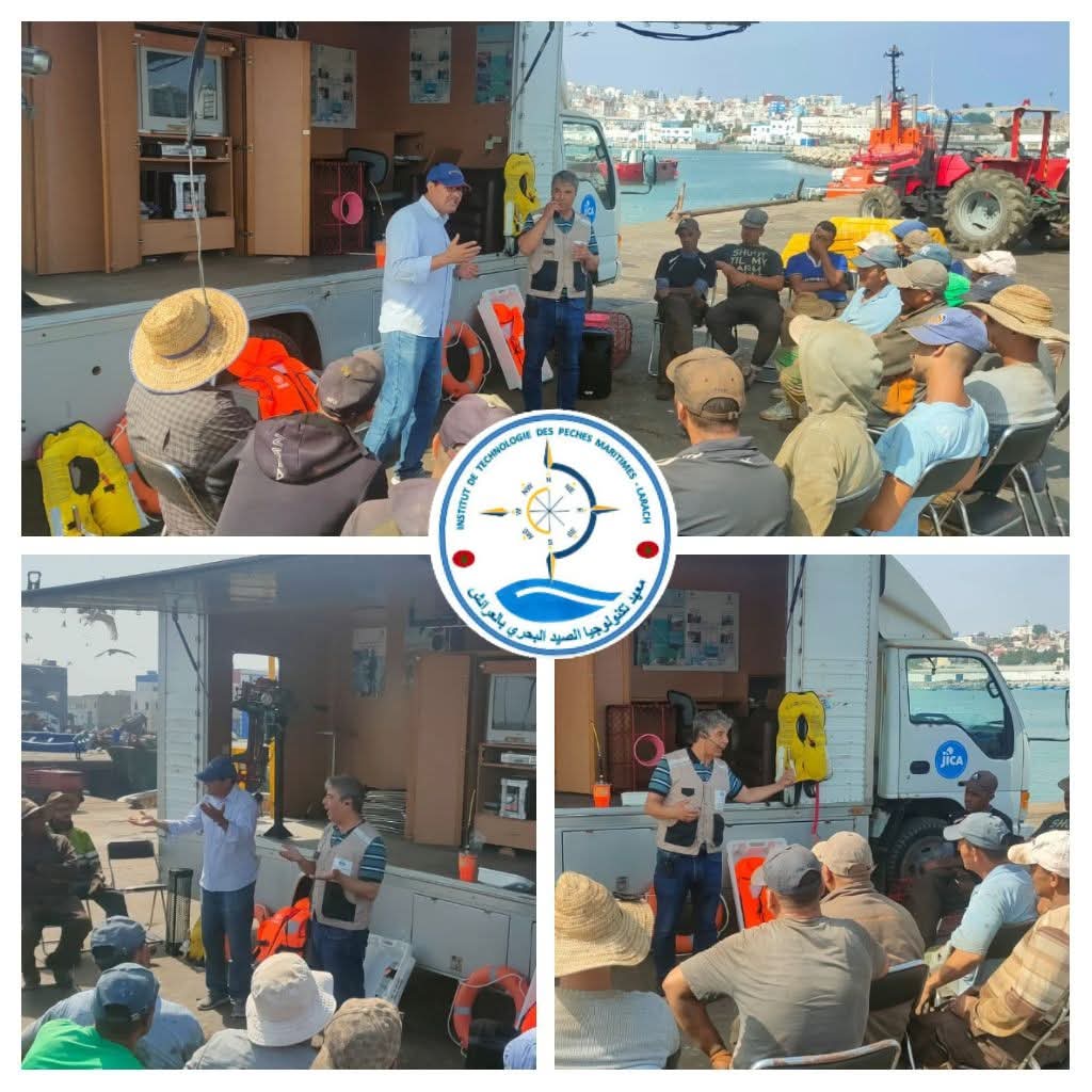 معهد تكنولوجيا الصيد البحري بالعرائش يواصل برنامجه الجهوي للإرشاد البحري