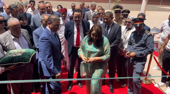 الوالي بنشيخي يعطي الانطلاقة الرسمية لأشغال مركز التسليم الكهربائي شمال غرب مراكش