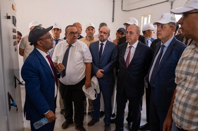 الوزير البواري يطلق شبكة سقي بسهل سايس