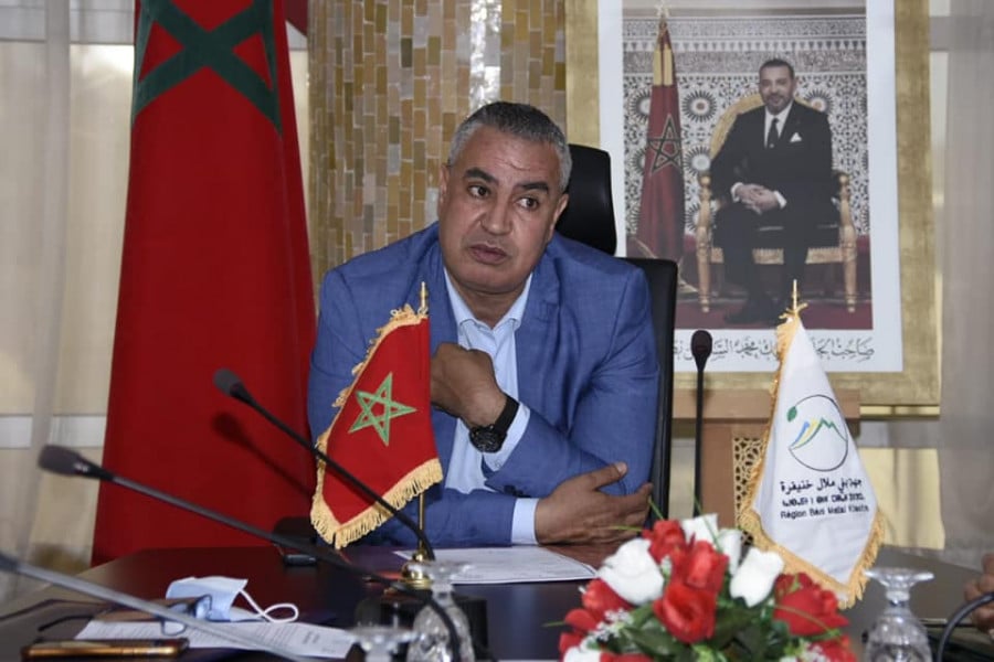 محمد أهنين رئيس المجلس الإقليمي لعمالة بني ملال كفاءة عالية و نمودج للمنتخب الناجح