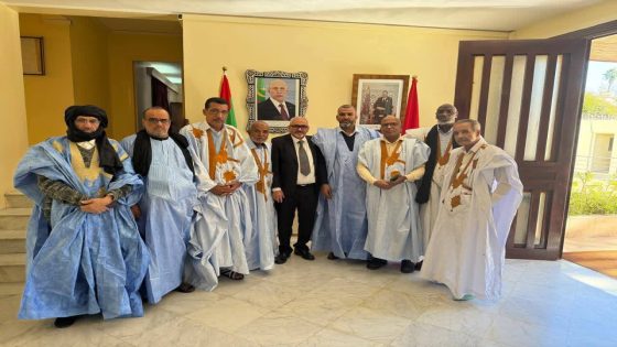 وفد من قبائل الجنوب يرفع ملتمسا للرئيس الموريتاني لفتح قنصلية بالعيون