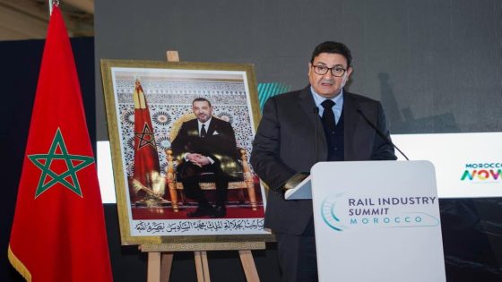 عبدالصمد قيوح وزير النقل واللوجيستيك يترأس انطلاق أشغال الدورة الرابعة لقمة صناعة السكك الحديدية Rail industry summit Morocco.