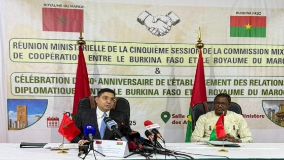 الصحراء المغربية: بوركينا فاسو تجدد دعمها الراسخ للوحدة الترابية للمملكة وترحب باعتماد مجلس الأمن للقرار التاريخي رقم 2797 الذي يكرس مخطط الحكم الذاتي