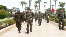 المفتش العام للقوات المسلحة الملكية يتباحث مع قائد قوة البعثة الأممية بالأقاليم الجنوبية للمملكة