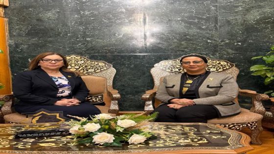 الوزيرة ابن يحيى تعقد لقاء ثنائي مع رئيسة رئيسة المجلس القومي بجمهورية مصر العربية