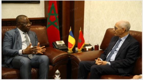 الطالبي العلمي يجري محادثات مع رئيس المجلس الدستوري لجمهورية تشاد