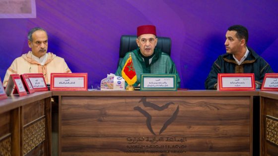 الوالي سعيد أمزازي برفقة فريق موسع يواصل الجولة الميدانية الرمضانية من جماعة تدرارت