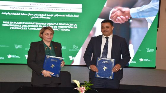 توقيع اتفاقية شراكة بين مؤسسة التعاون الوطني والمرصد الوطني لحقوق الطفل.