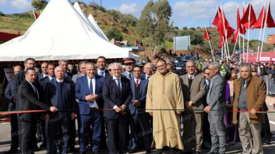 الوزير بركة يطلق عدد من المشاريع الطرقية بإقليم خنيفرة