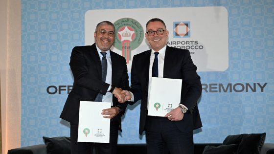 توقيع اتفاقية شراكة استراتيجية بين الجامعة الملكية المغربية لكرة القدم والمكتب الوطني للمطارات