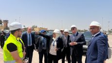 محمد الزهر ، عامل عمالة إنزكان أيت ملول يتفقد تقدم أشغال توسعة مطار أكادير المسيرة و يؤكد على تسريع وتيرة الإنجاز 