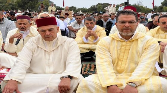أمزازي والي جهة سوس ماسة يؤدي صلاة عيد الأضحى بحضور شخصيات بارزة ومئات المصلين