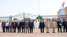 عامل عمالة إنزكان أيت ملول يترأس مراسم تحية العلم الوطني احتفاءً بالذكرى السابعة والعشرين لعيد العرش المجيد