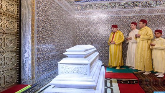 أمير المؤمنين يترأس حفلا دينيا إحياء للذكرى الثامنة والعشرين لوفاة جلالة المغفور له الملك الحسن الثاني